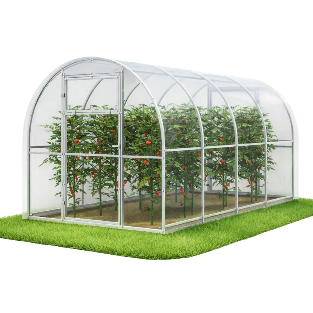 Szklarnia Tunel 2,4x4 profile 20x20 poliwęglan 4mm