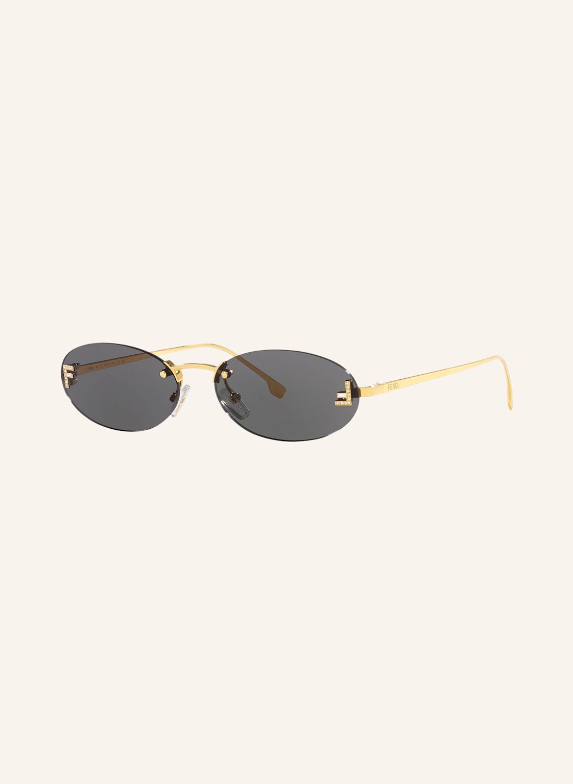 Fendi Okulary Przeciwsłoneczne fn000647 gold