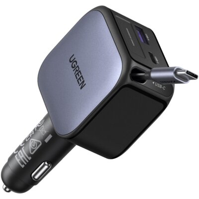 Ładowarka samochodowa UGREEN EC603 90W Szary