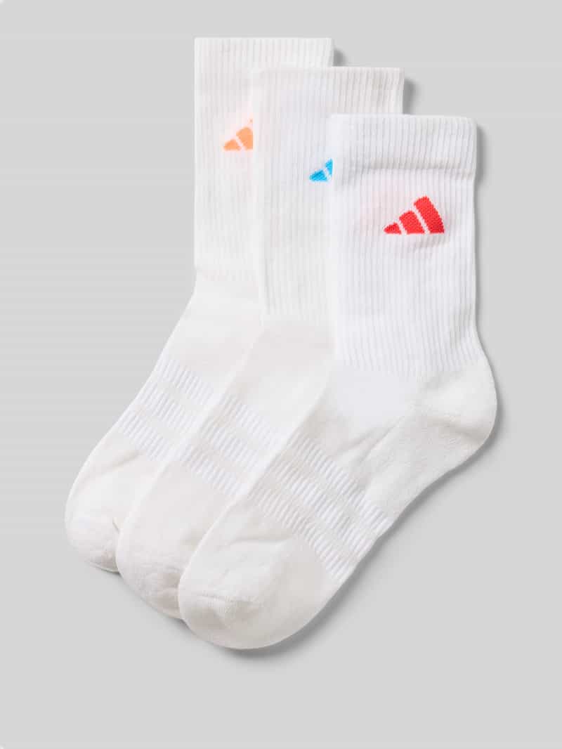 Skarpety z nadrukiem z logo w zestawie 3 szt.