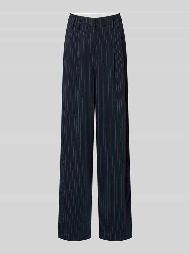 Spodnie materiałowe z wpuszczanymi kieszeniami w stylu francuskim model ‘MAYLA’