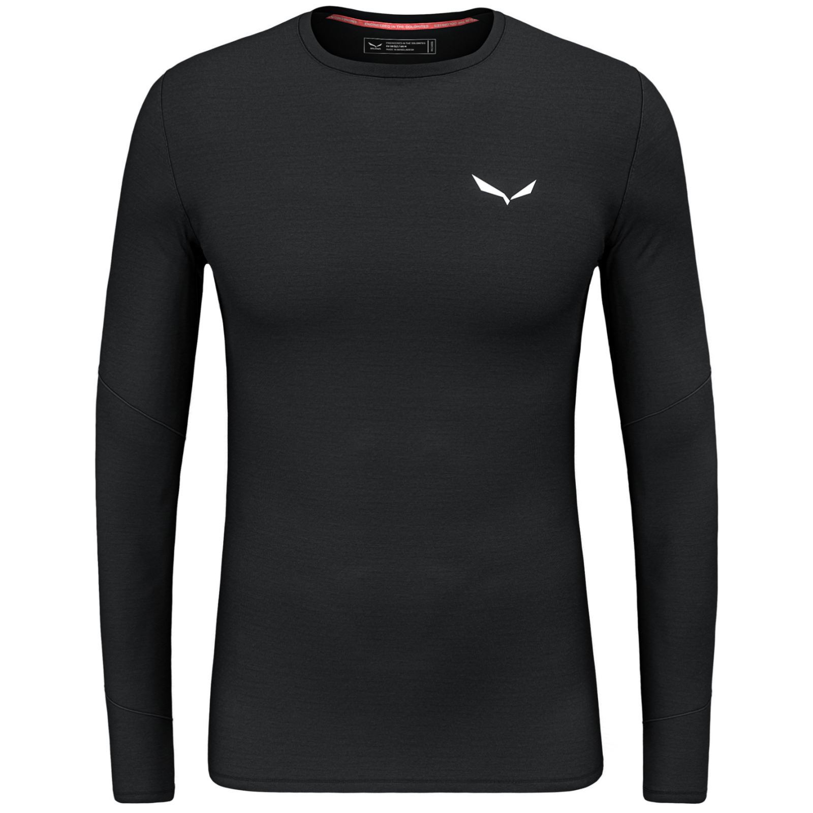 Koszulka męska Salewa Cristallo Warm Amr M L/S Tee. Rozmiar: L / Kolor: czarny/szary