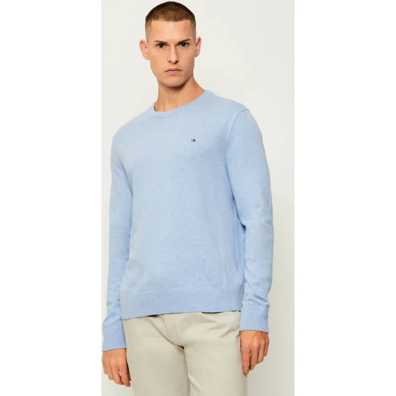 Tommy Hilfiger Sweter Regular Fit z dodatkiem kaszmiru