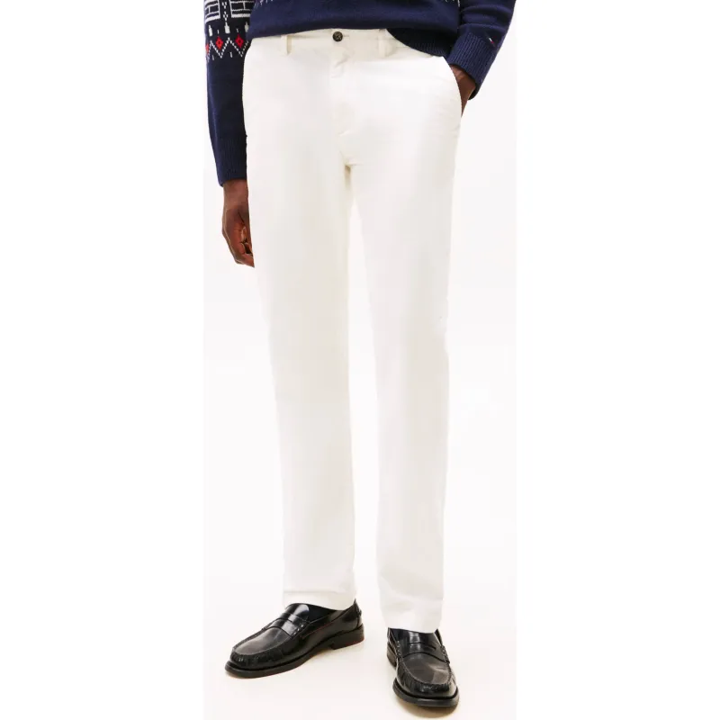 Tommy Hilfiger Sztruksowe spodnie chino DENTON Straight fit