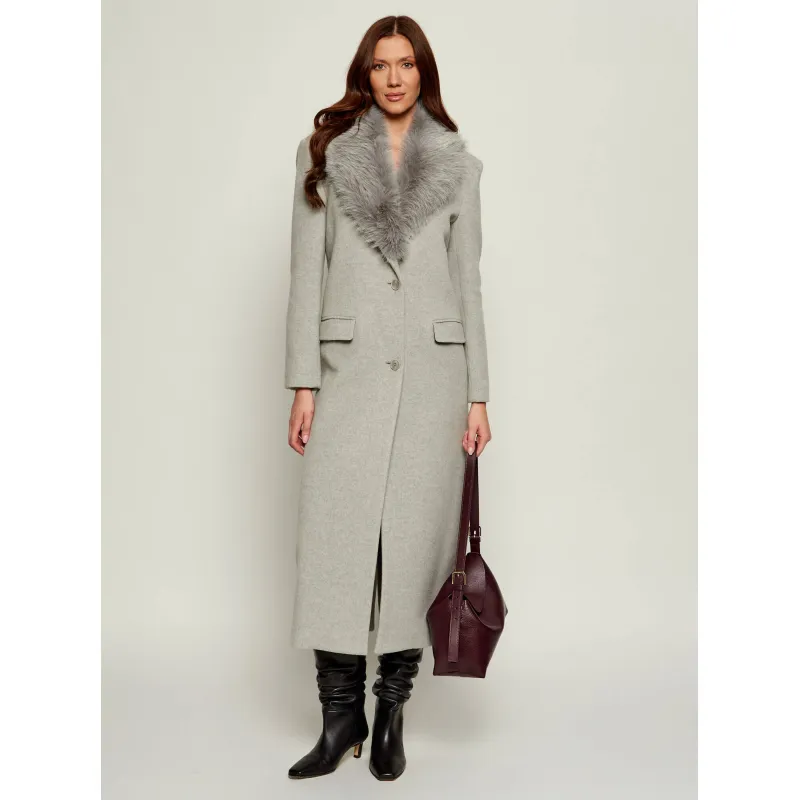 Patrizia Pepe Wełniany płaszcz