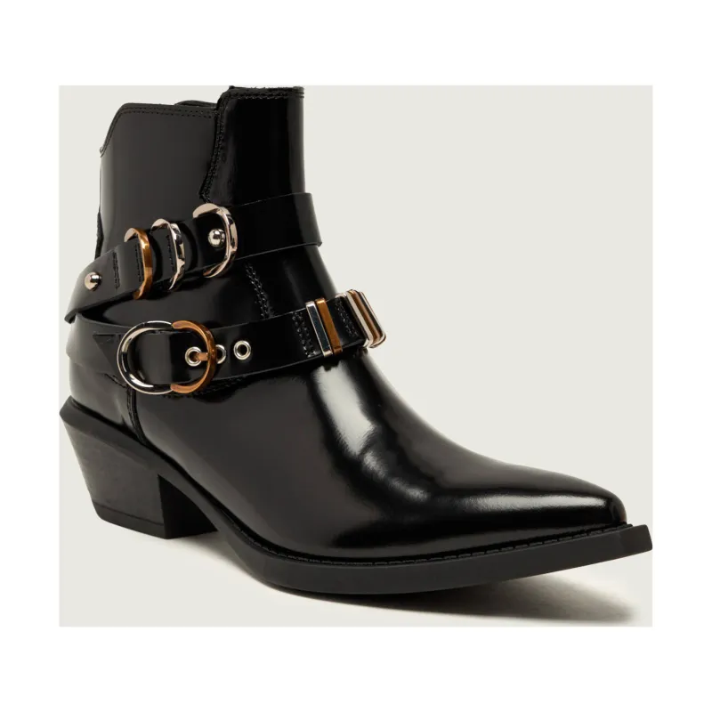 Pinko Skórzane kowbojki TEX 13