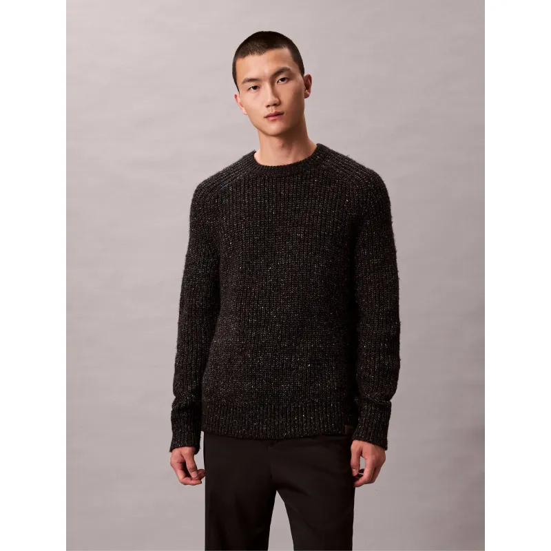 Calvin Klein Jeans Wełniany sweter RAGLAN | Regular Fit