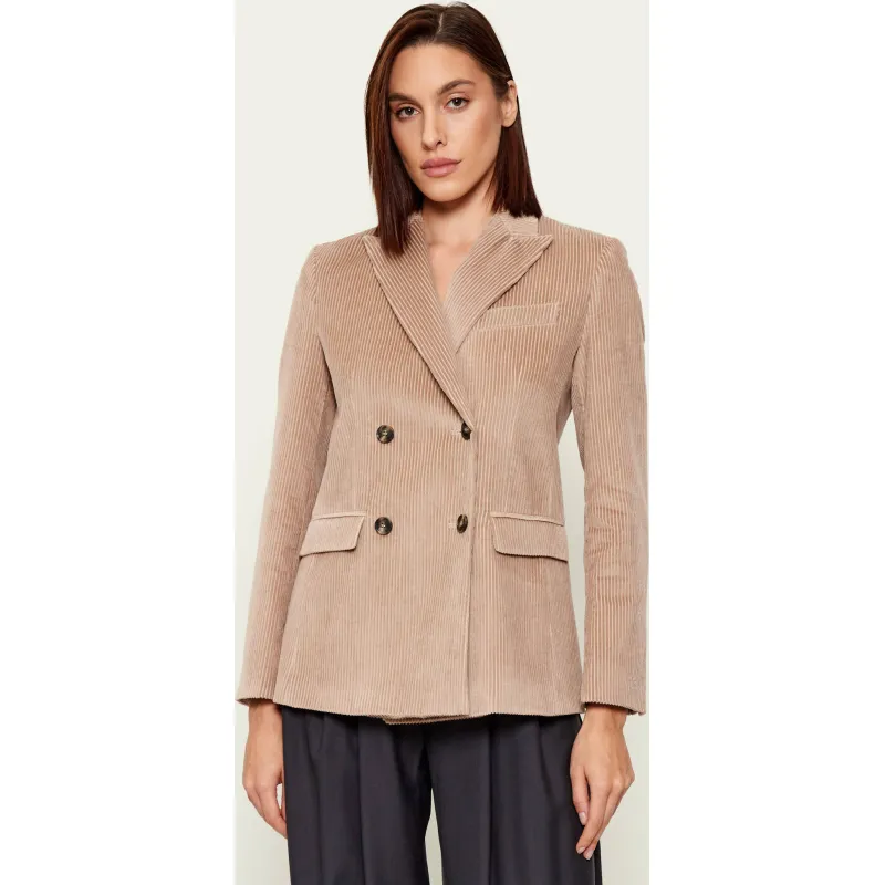 Weekend MaxMara Sztruksowa marynarka KATANGA | Slim Fit