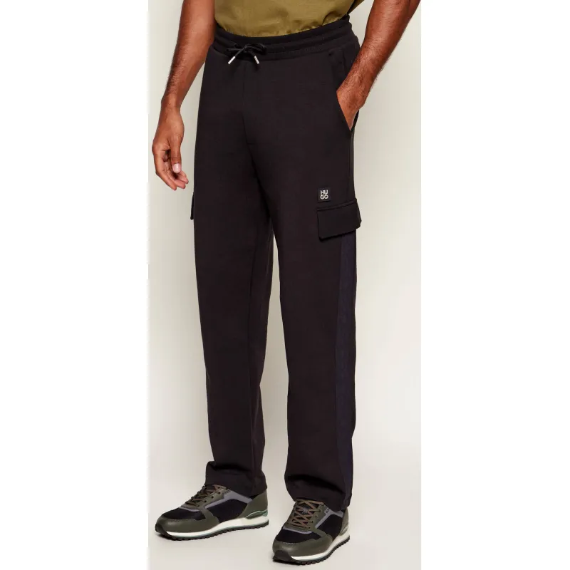 HUGO Spodnie dresowe Danovopan Loose fit