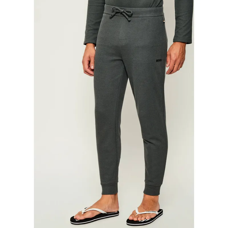 BOSS BLACK Spodnie od piżamy Waffle | Regular Fit