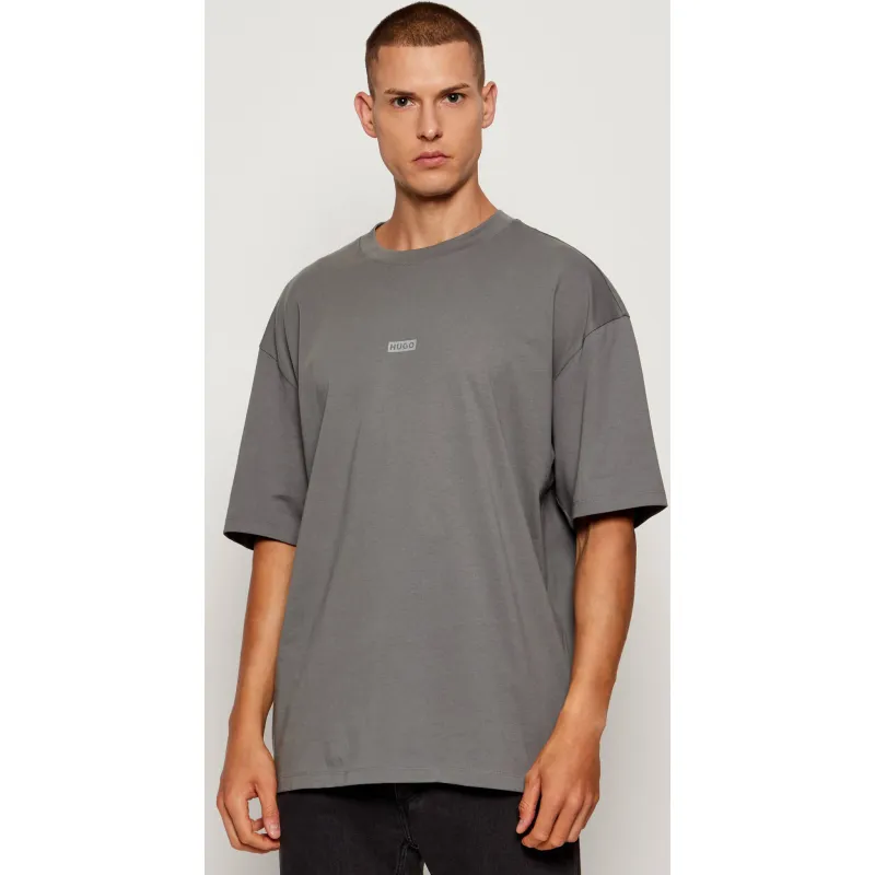Hugo Blue T-shirt Nalono | Relaxed fit