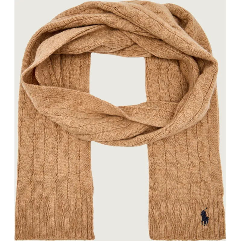 POLO RALPH LAUREN Wełniany szal | z dodatkiem kaszmiru