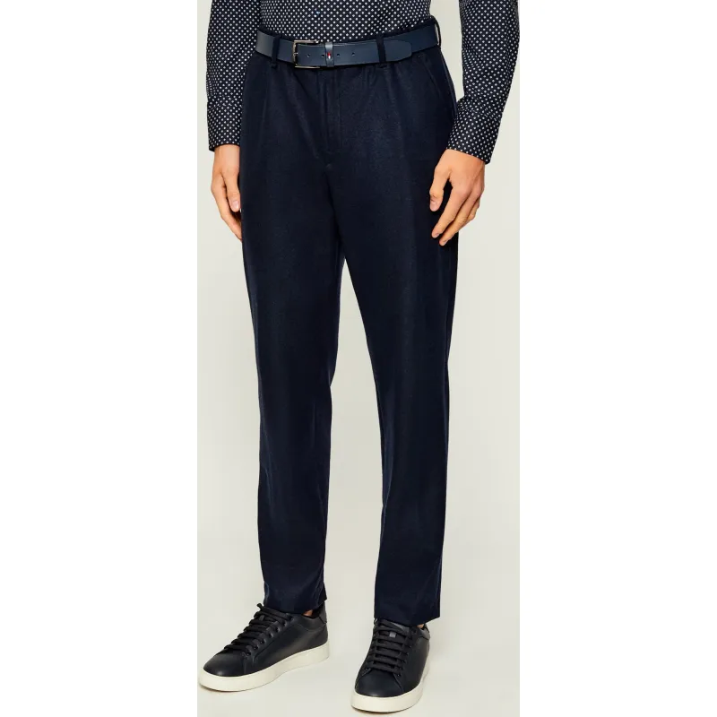BOSS BLACK Spodnie P-Perin-J-RDS-WG-254 Tapered fit z dodatkiem wełny