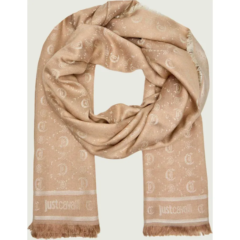 Just Cavalli Dwustronny szal PASHMINA