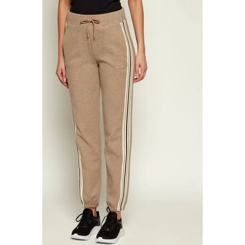 GUESS ACTIVE Spodnie jogger MURIEL | Regular Fit | z dodatkiem wełny