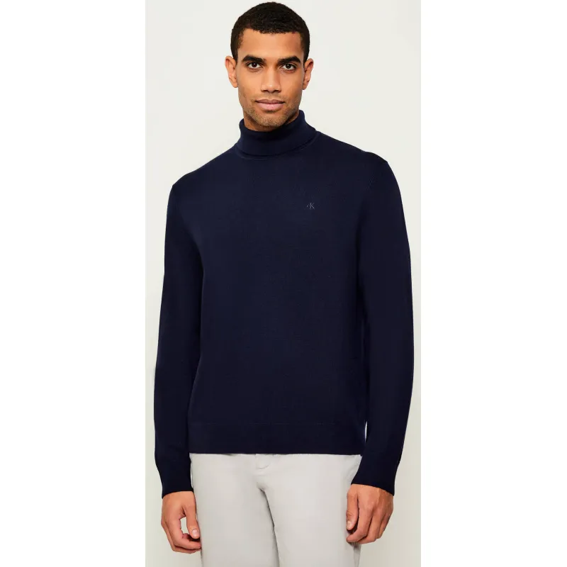 Calvin Klein Wełniany golf | Regular Fit