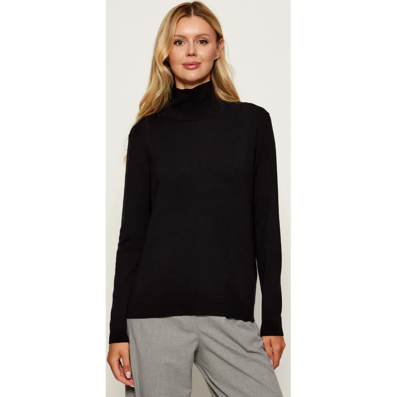 Weekend MaxMara Golf KIKU Regular Fit z dodatkiem jedwabiu