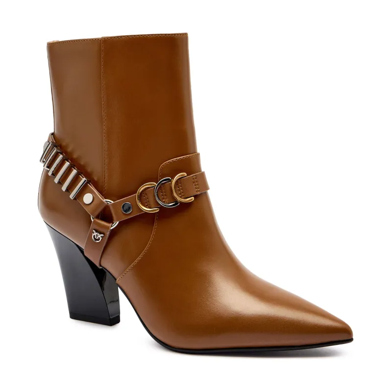 Pinko Skórzane kowbojki VIOLA 02