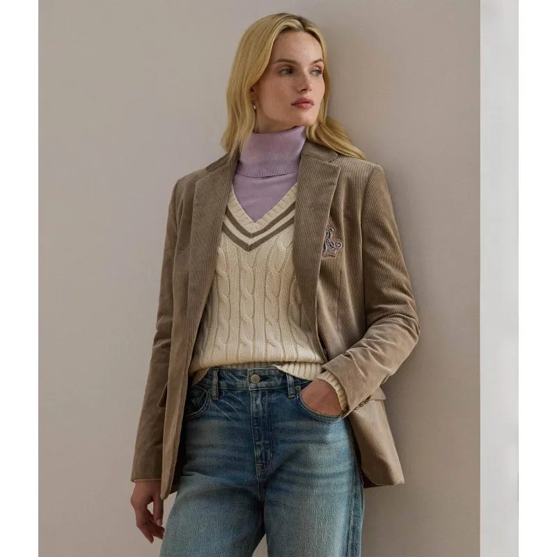 LAUREN RALPH LAUREN Sztruksowa marynarka | Regular Fit