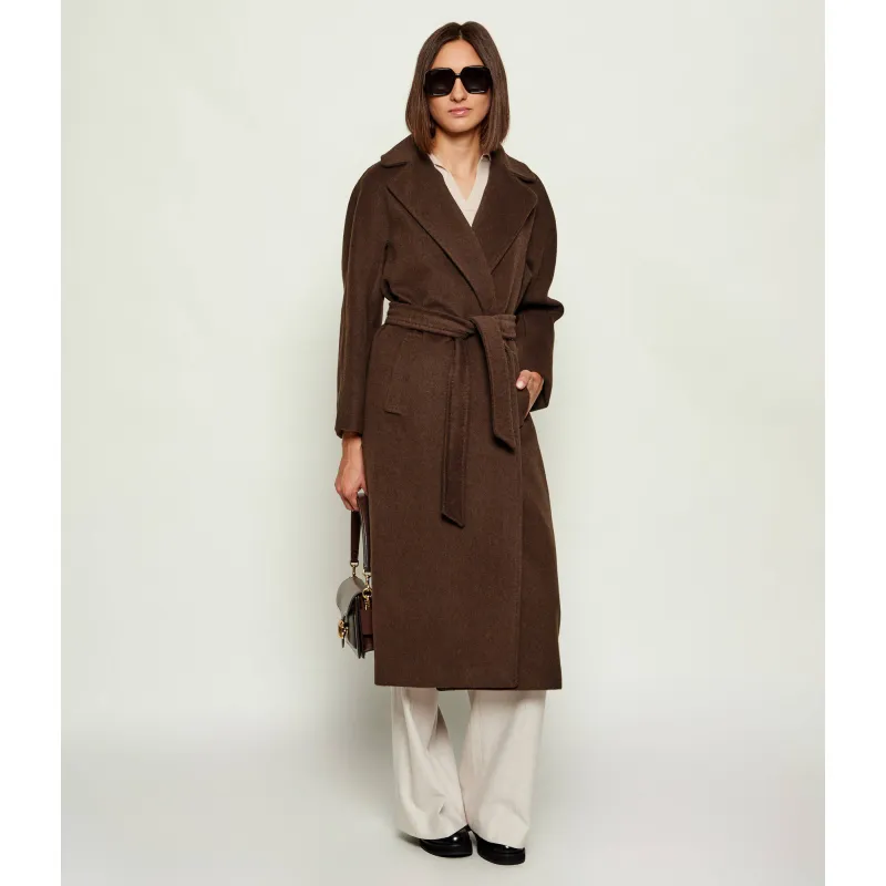 Weekend MaxMara Wełniany płaszcz TEMPERA