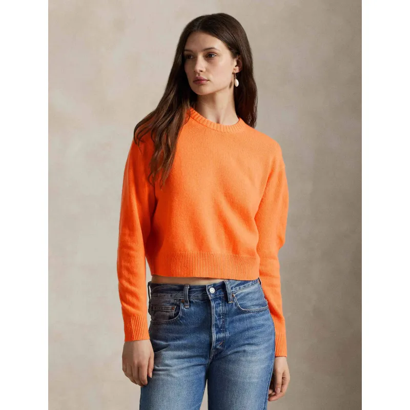 POLO RALPH LAUREN Wełniany sweter | Relaxed fit | z dodatkiem kaszmiru