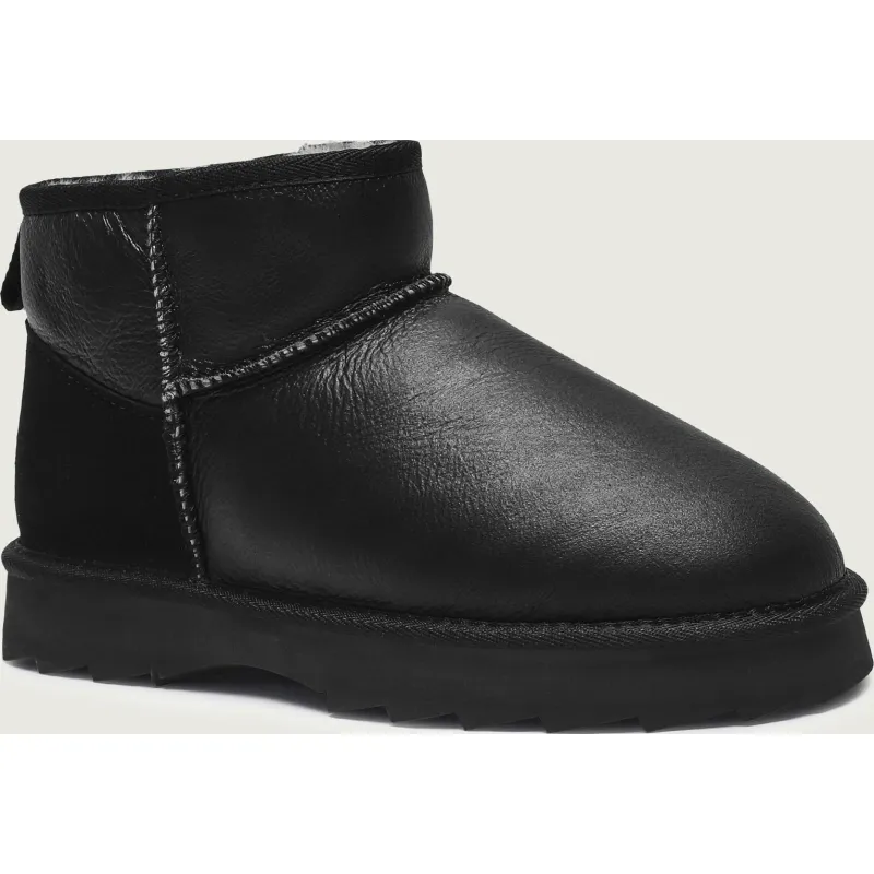 EMU Australia Śniegowce SHARKY MICRO TOWN | skóra