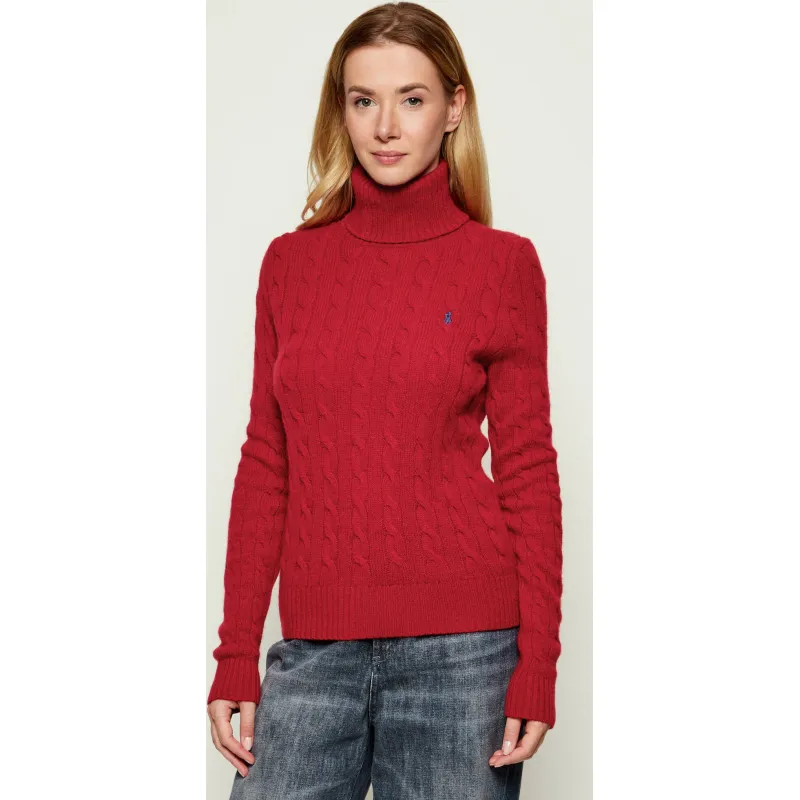 POLO RALPH LAUREN Wełniany golf | Regular Fit | z dodatkiem kaszmiru