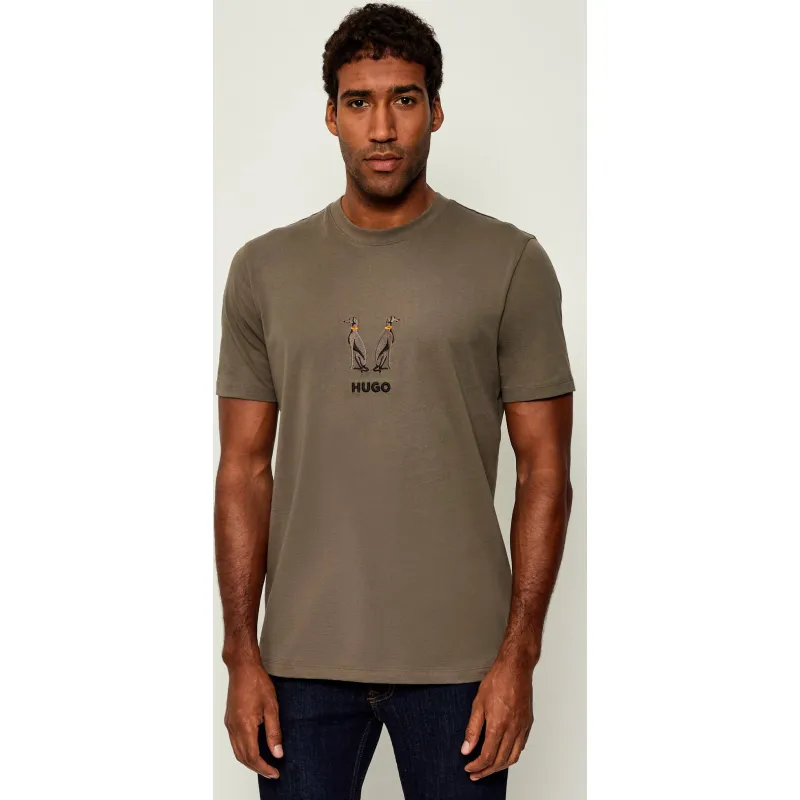HUGO T-shirt Dugolini | Regular Fit