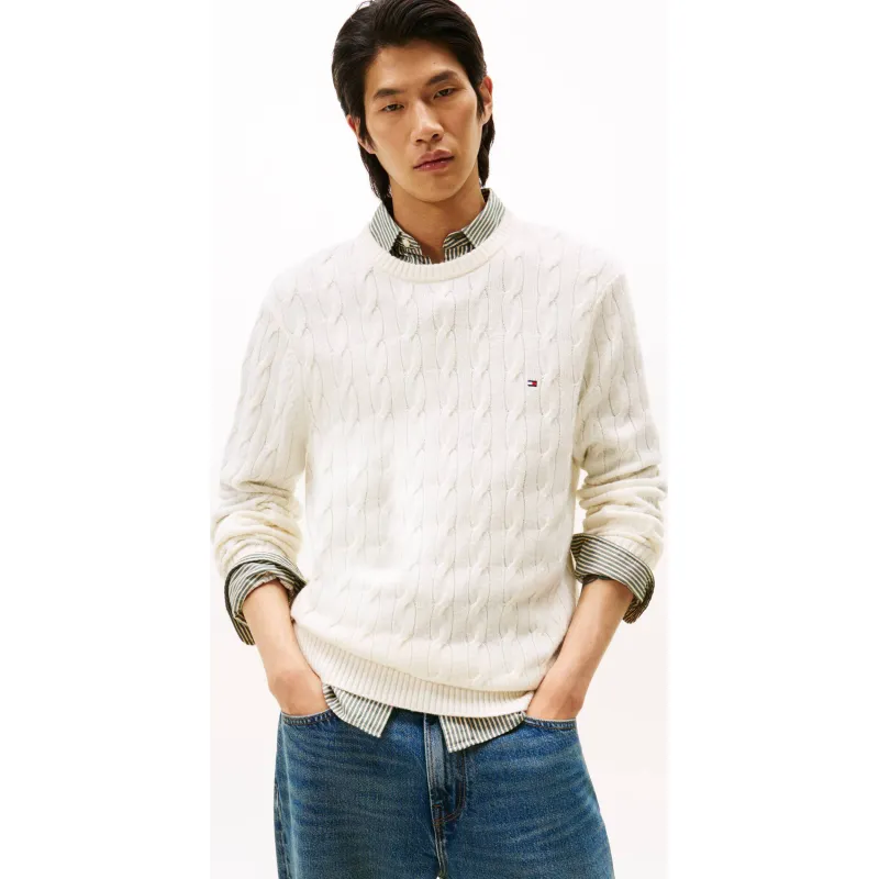 Tommy Hilfiger Wełniany sweter Regular Fit
