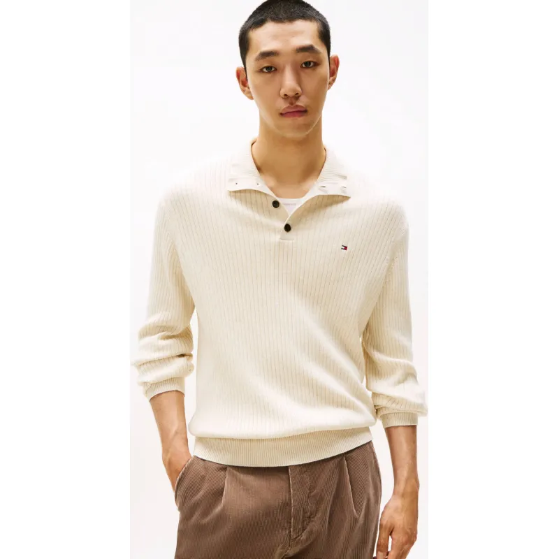 Tommy Hilfiger Sweter pima | Regular Fit | z dodatkiem kaszmiru