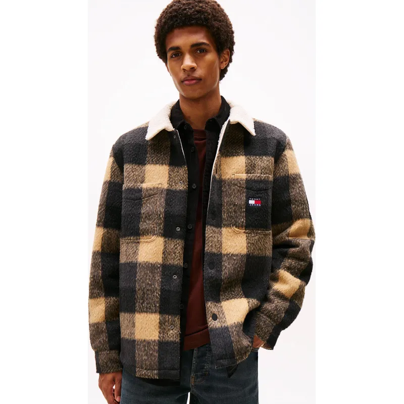 Tommy Jeans Ocieplana kurtka | Oversize fit | shearling