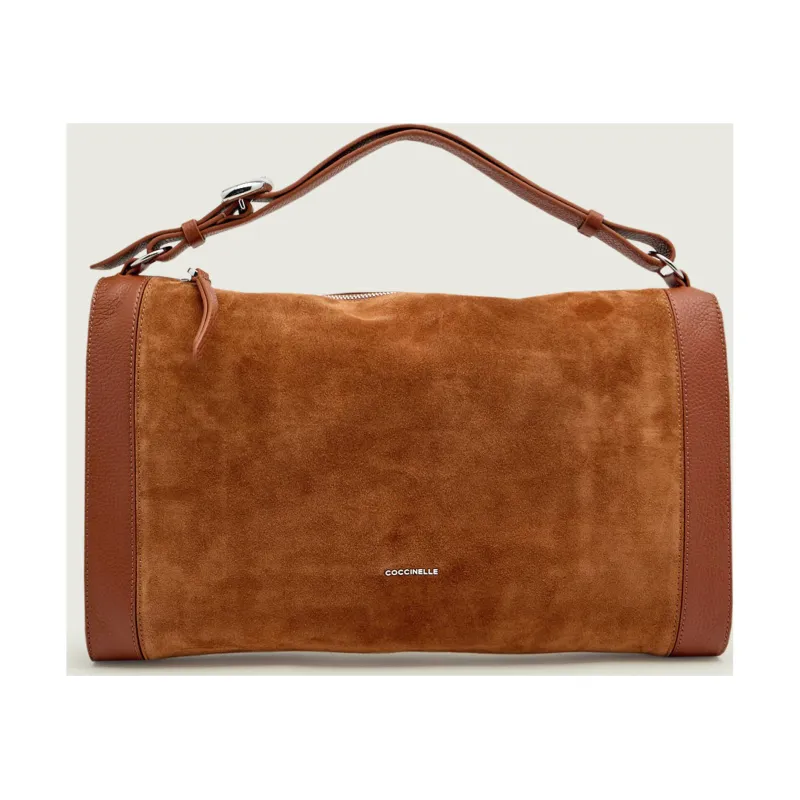 Coccinelle Torebka na ramię ELINOR | zamsz