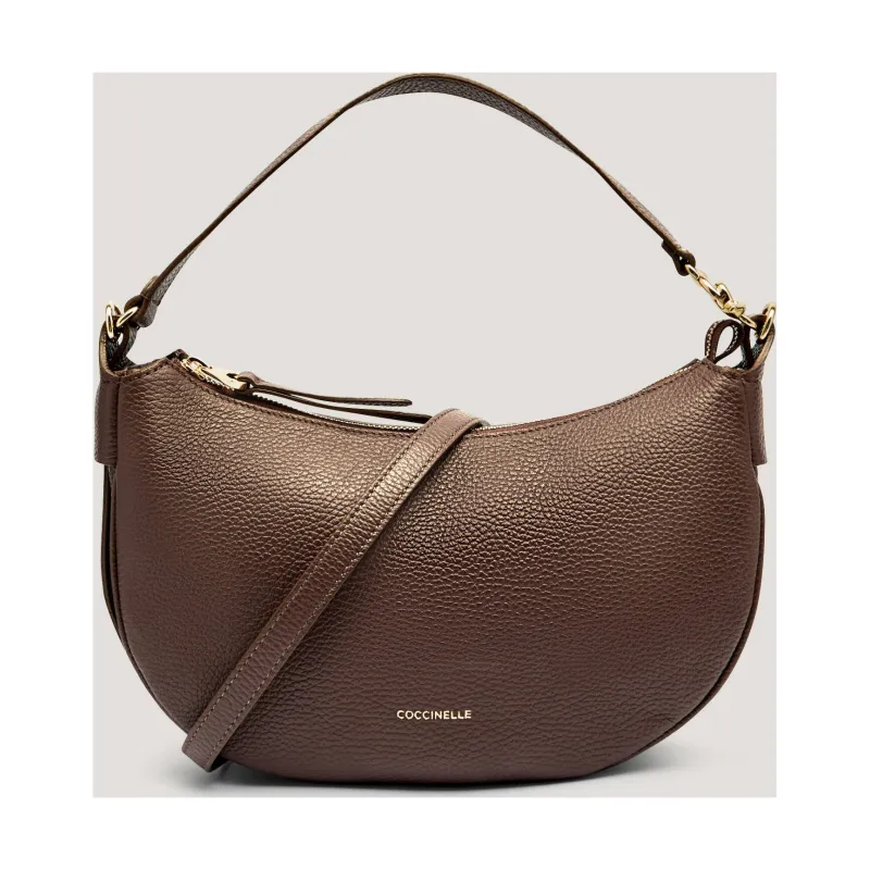 Coccinelle Skórzana torebka na ramię C-EASY