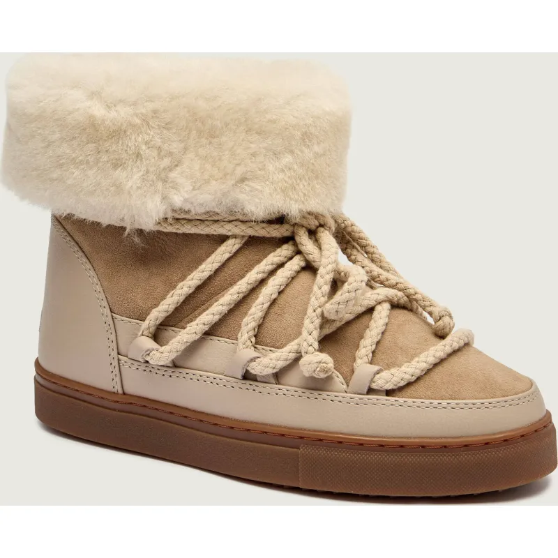 INUIKII Śniegowce CLASSIC HIGH | shearling | skóra