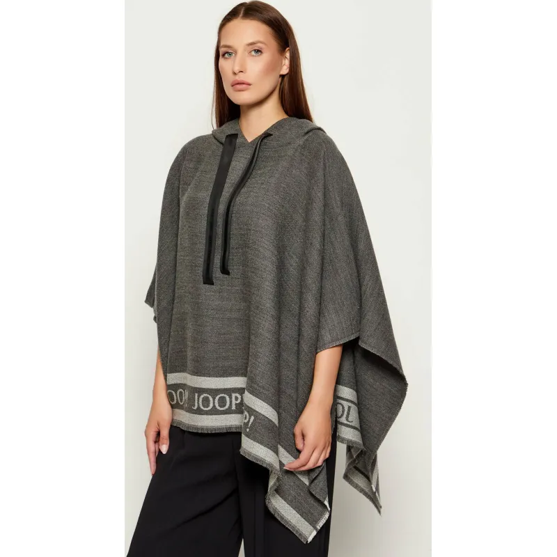 Joop! Ponczo | Regular Fit | z dodatkiem wełny