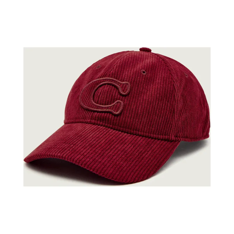 Coach Sztruksowa bejsbolówka