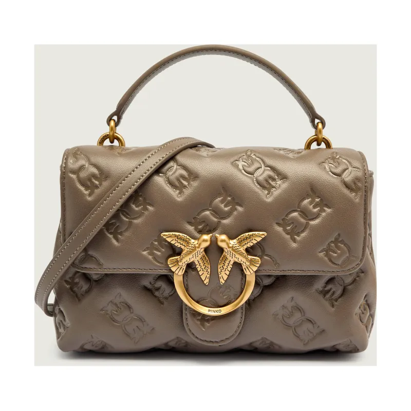 Pinko Skórzany kuferek LOVE LADY PUFF MINI