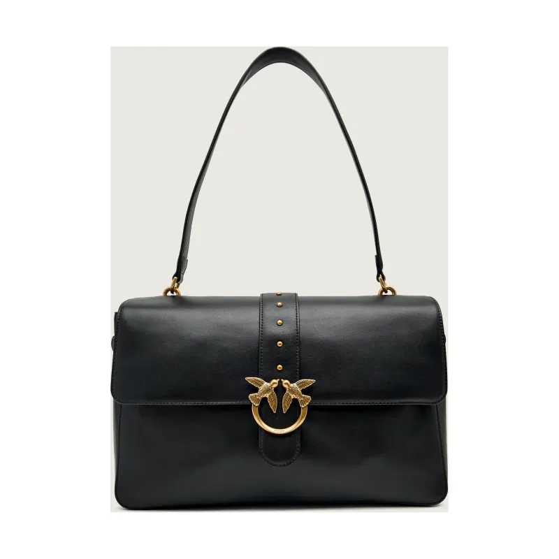 Pinko Skórzana torebka na ramię LOVE ONE EXTRA SLOUCHY