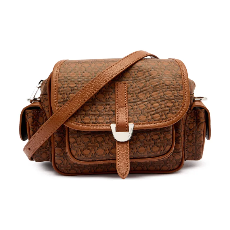 Coccinelle Torebka na ramię CAMPUS | z dodatkiem skóry