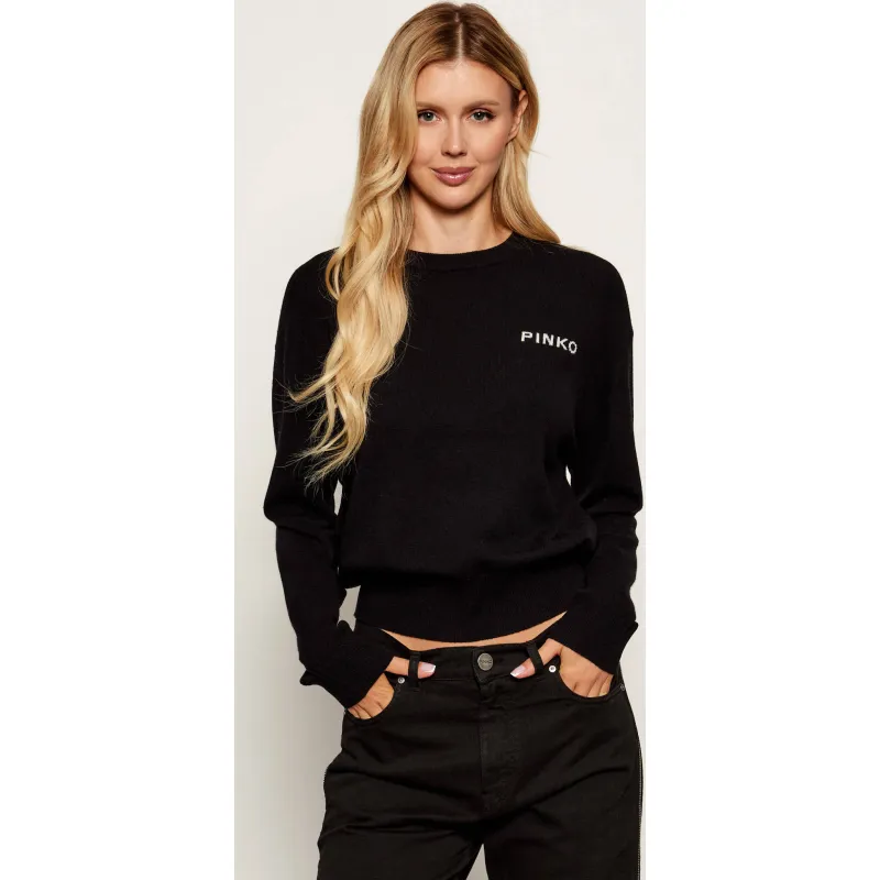 Pinko Wełniany sweter | Loose fit | z dodatkiem kaszmiru