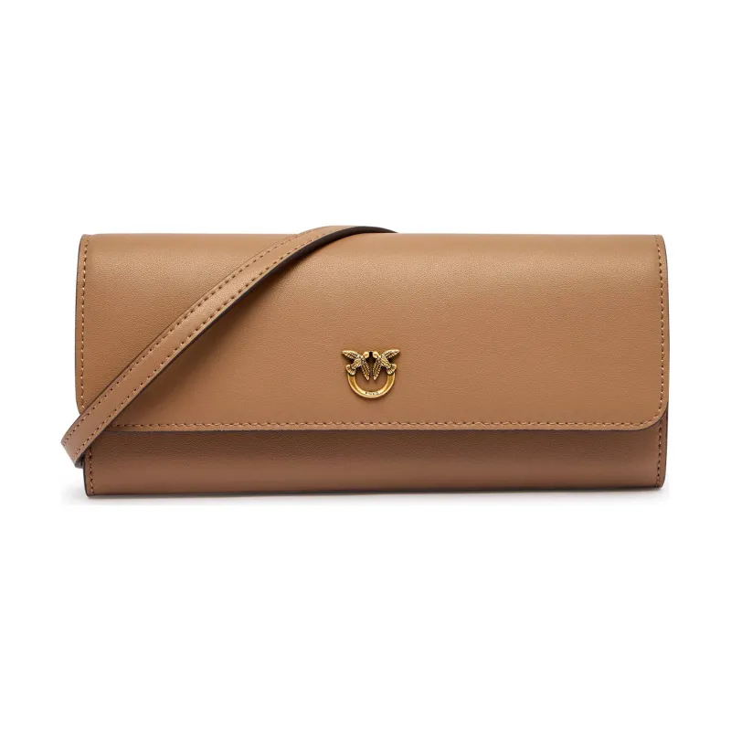 Pinko Skórzana kopertówka/portfel LOVE TINY BIRDS