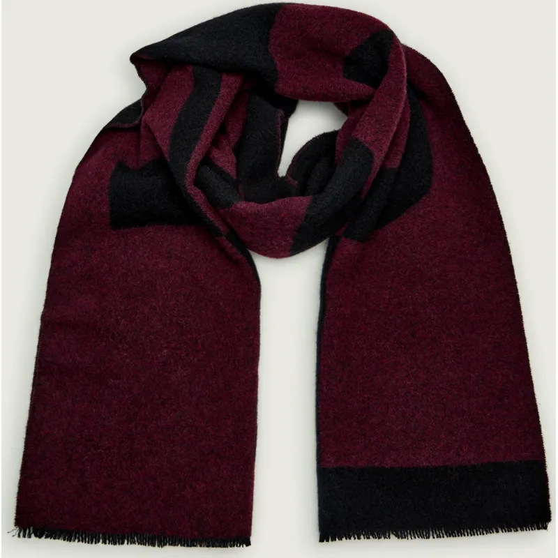 HUGO Wełniany szal Martyn