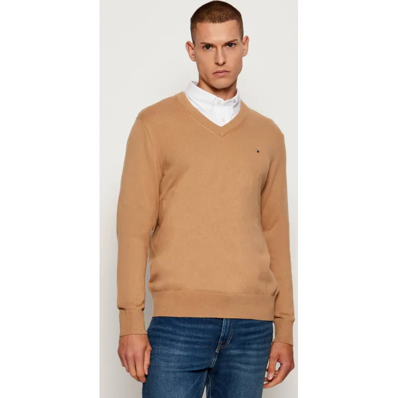 Tommy Hilfiger Sweter | Regular Fit | z dodatkiem kaszmiru