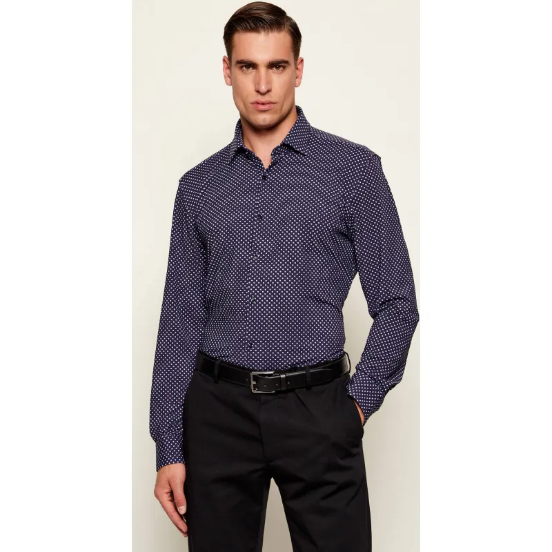HUGO Koszula Kenno | Slim Fit | stretch