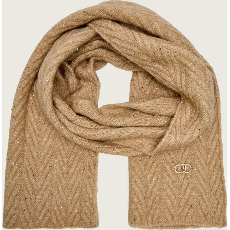 Liu Jo Szal Paillet z dodatkiem wełny