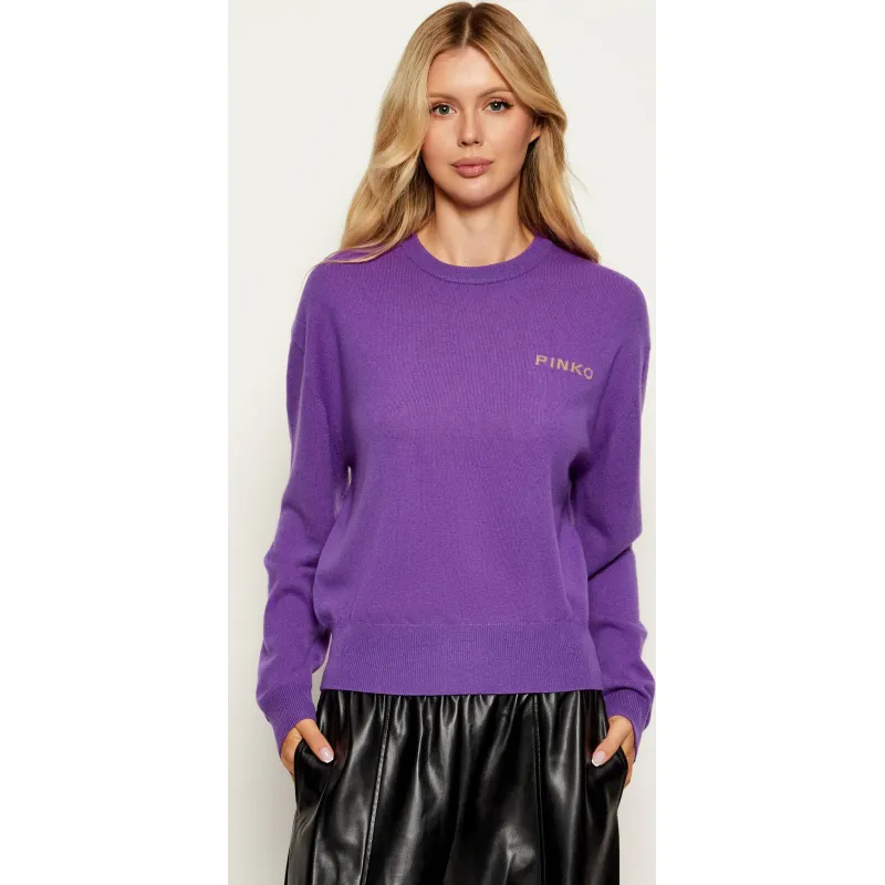 Pinko Wełniany sweter | Loose fit | z dodatkiem kaszmiru