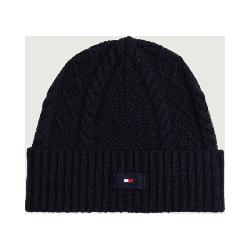 Tommy Hilfiger Wełniana czapka FLAG