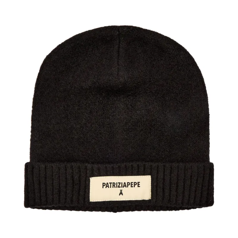 Patrizia Pepe Czapka z dodatkiem wełny