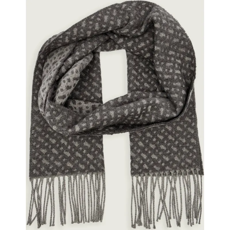 BOSS BLACK Dwustronny Wełniany szal Naster_M