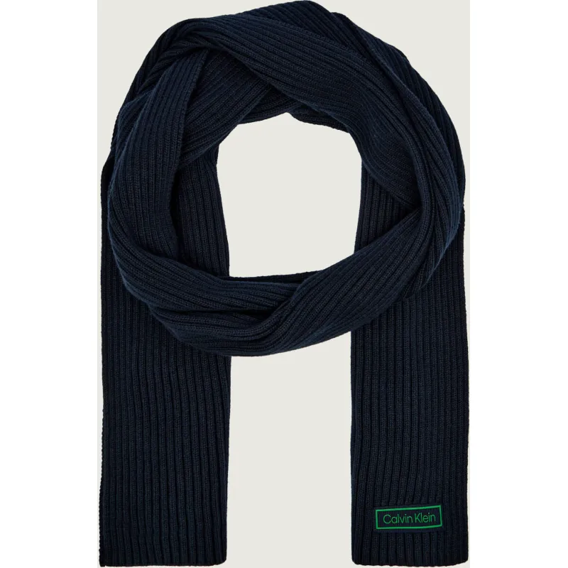 Calvin Klein Szal | z dodatkiem kaszmiru